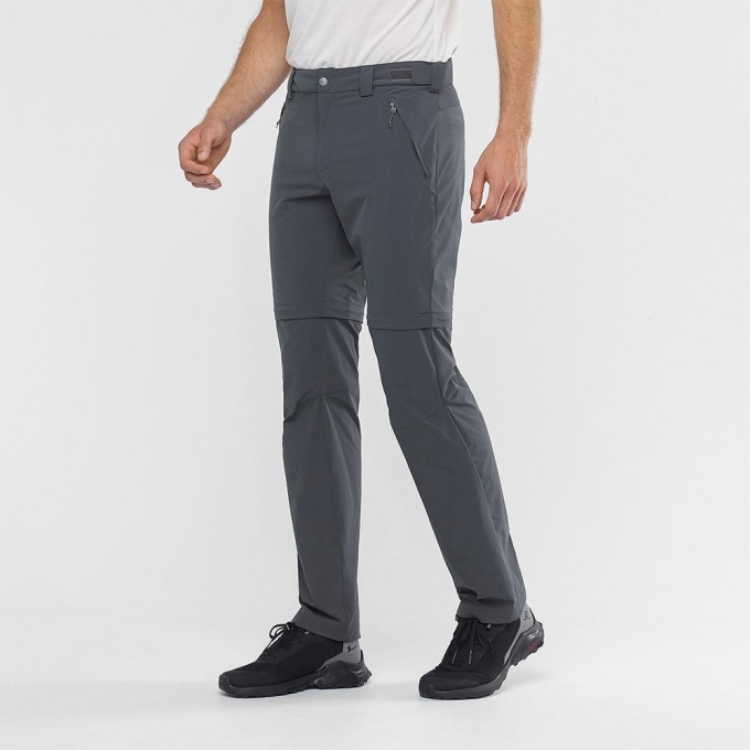 Pantalones Salomon WAYFARER STRAIGHT ZIP M Hombre Negros | MX-081TUGA