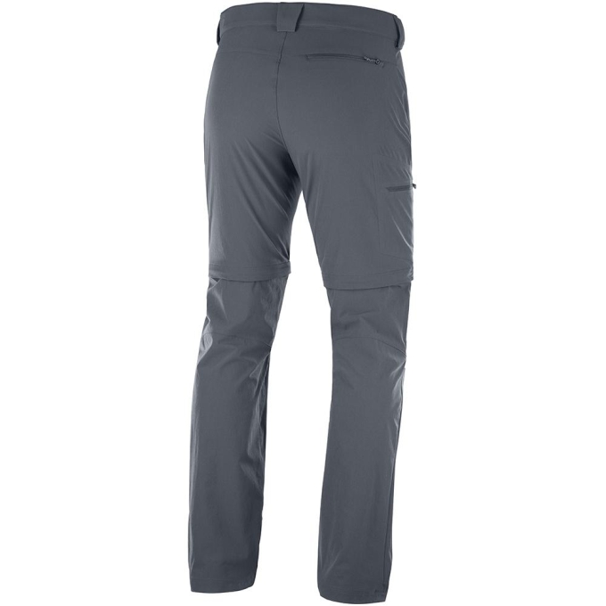 Pantalones Salomon WAYFARER STRAIGHT ZIP M Hombre Negros | MX-081TUGA