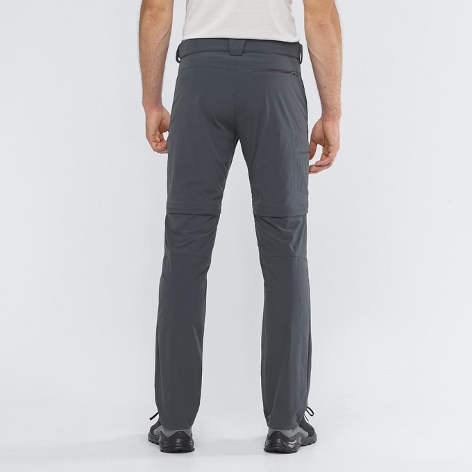 Pantalones Salomon WAYFARER STRAIGHT ZIP M Hombre Negros | MX-081TUGA