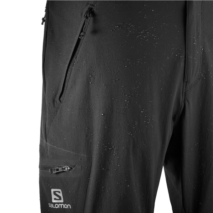 Pantalones Salomon WAYFARER STRAIGHT ZIP M Hombre Negros | MX-910LKAS