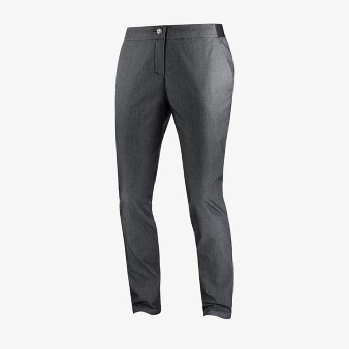 Pantalones Salomon WAYFARER TAPERED DENIM Mujer Negros | MX-216GUKI