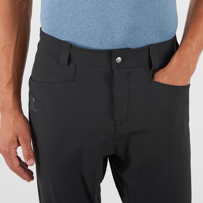 Pantalones Salomon WAYFARER TAPERED Hombre Negros | MX-402CKNR