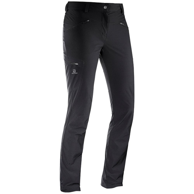 Pantalones Salomon WAYFARER W Mujer Negros | MX-849AOEH