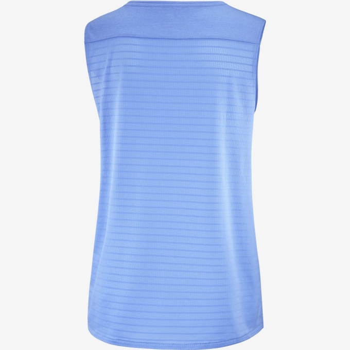 Tank Top Salomon OUTLINE SUMMER Mujer Marina | MX-029WNVK