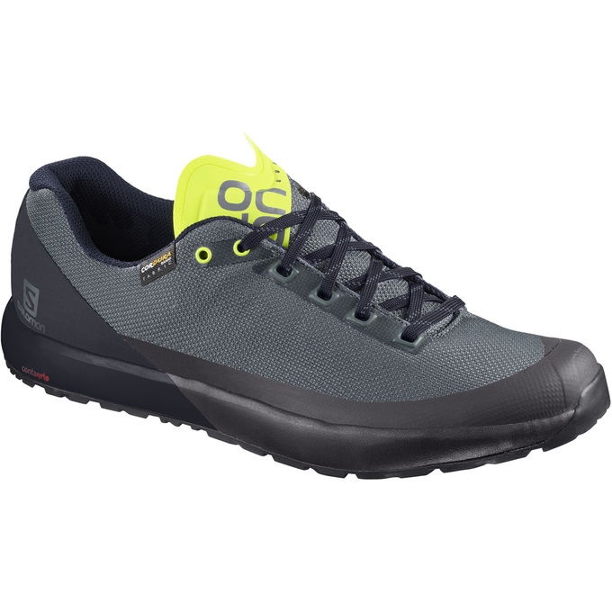 Tenis Para Correr Salomon ACRO Mujer Grises Negros | MX-012RPEZ