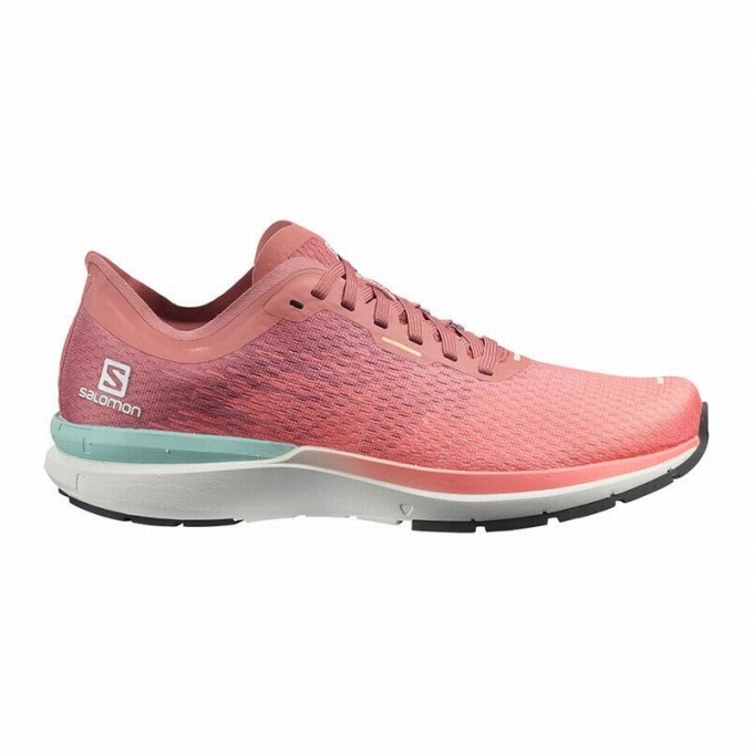 Tenis Para Correr Salomon SONIC 4 ACCELERATE Mujer Blancos Rojos Oscuro | MX-836MRWL