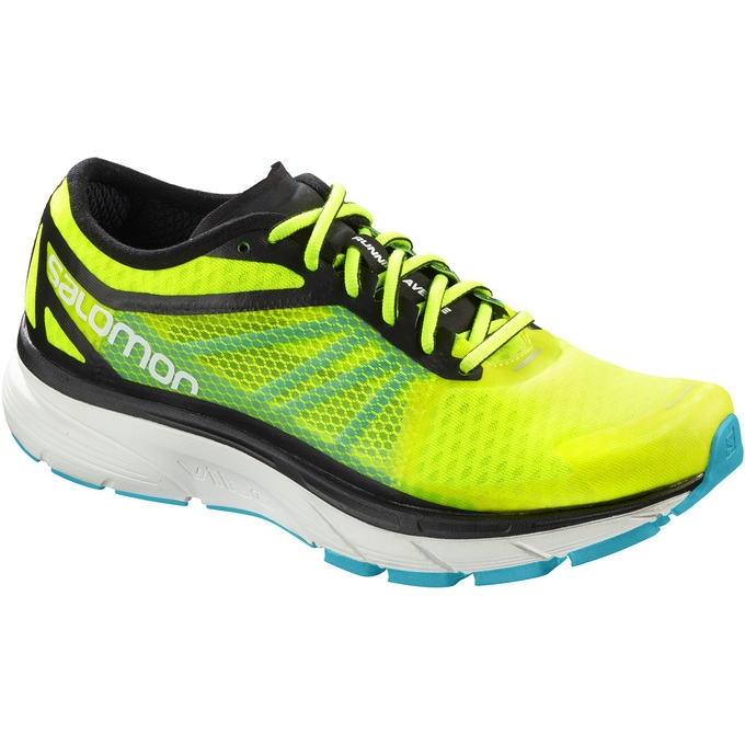 Tenis Para Correr Salomon SONIC RA Hombre Fluorescentes Amarillos | MX-270RFNE