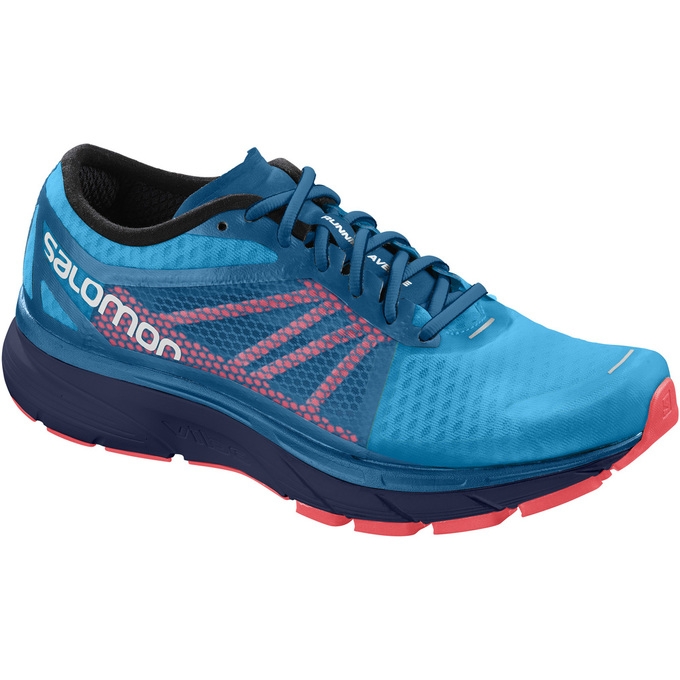 Tenis Para Correr Salomon SONIC RA Hombre Azules Azul Marino | MX-432OLDY