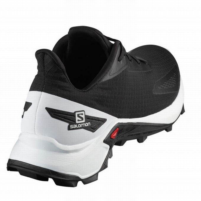 Tenis Para Trail Running Salomon ALPHACROSS BLAST Hombre Negros Blancos | MX-012UGDW