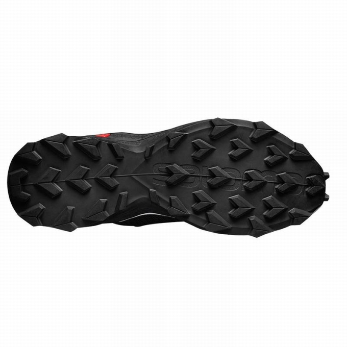 Tenis Para Trail Running Salomon ALPHACROSS BLAST Hombre Negros Blancos | MX-012UGDW