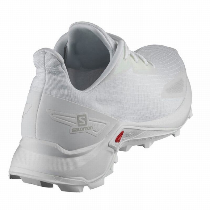 Tenis Para Trail Running Salomon ALPHACROSS BLAST Hombre Blancos | MX-357JCZY