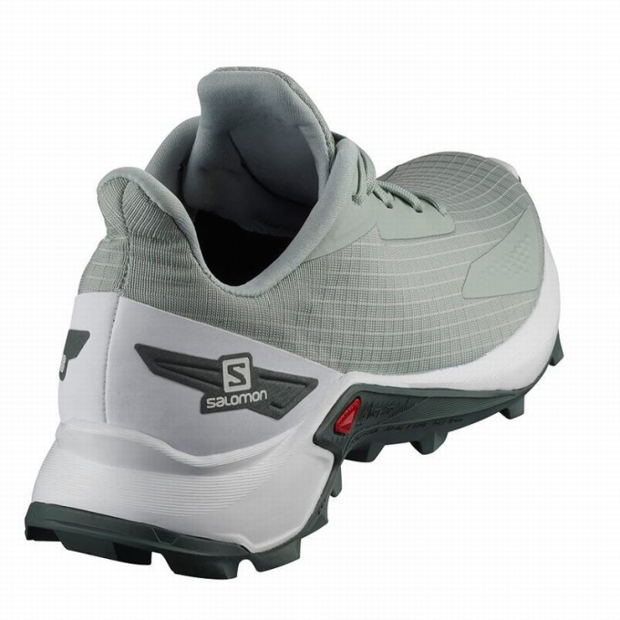 Tenis Para Trail Running Salomon ALPHACROSS BLAST Mujer Turquesa Claro Grises Blancos | MX-462WSYU