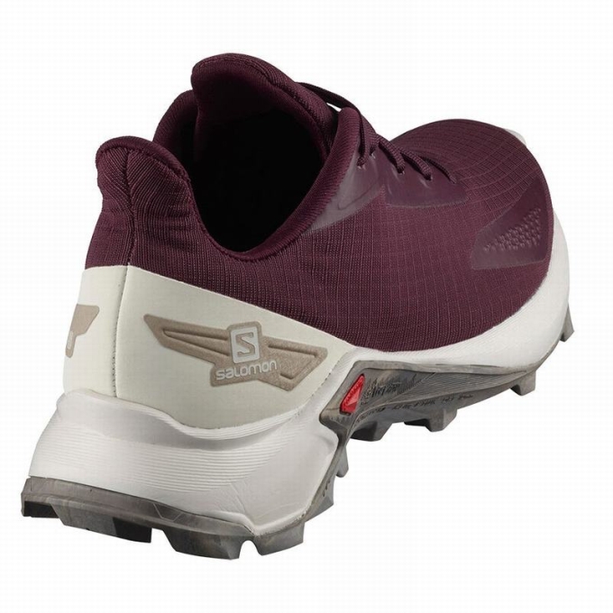 Tenis Para Trail Running Salomon ALPHACROSS BLAST Mujer Vino | MX-708SIYJ