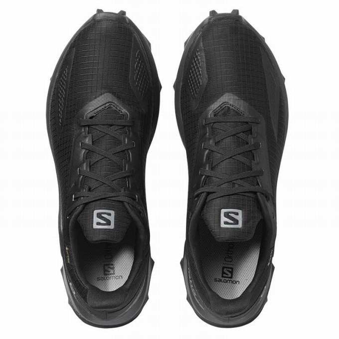 Tenis Para Trail Running Salomon ALPHACROSS BLAST GTX Hombre Negros | MX-750LDIN