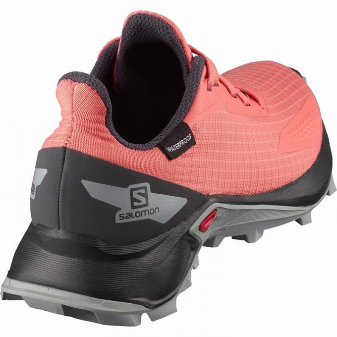 Tenis Para Trail Running Salomon ALPHACROSS BLAST CLIMASALOMON WATERPROOF Niños Coral | MX-817PVOW