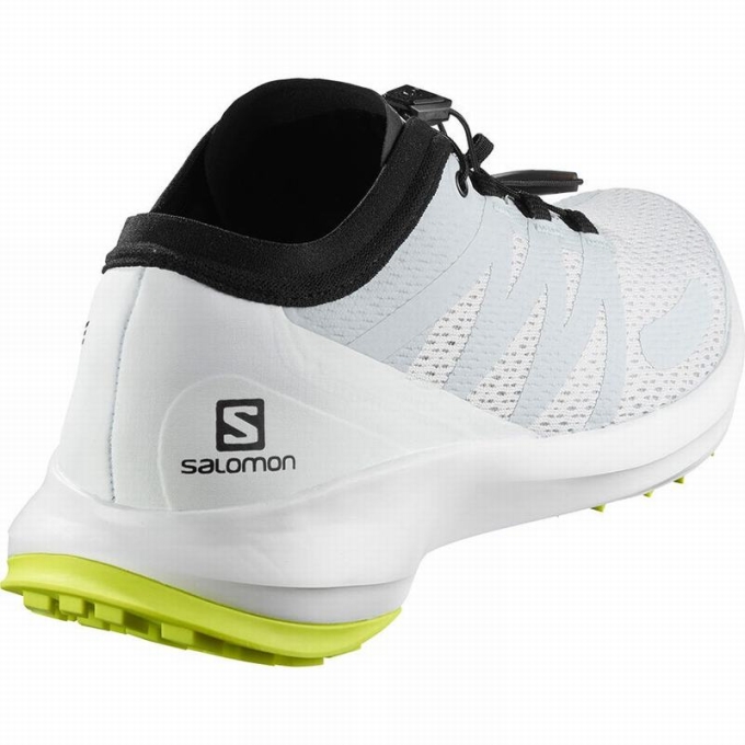 Tenis Para Trail Running Salomon SENSE FLOW Hombre Blancos Grises | MX-067XDUR