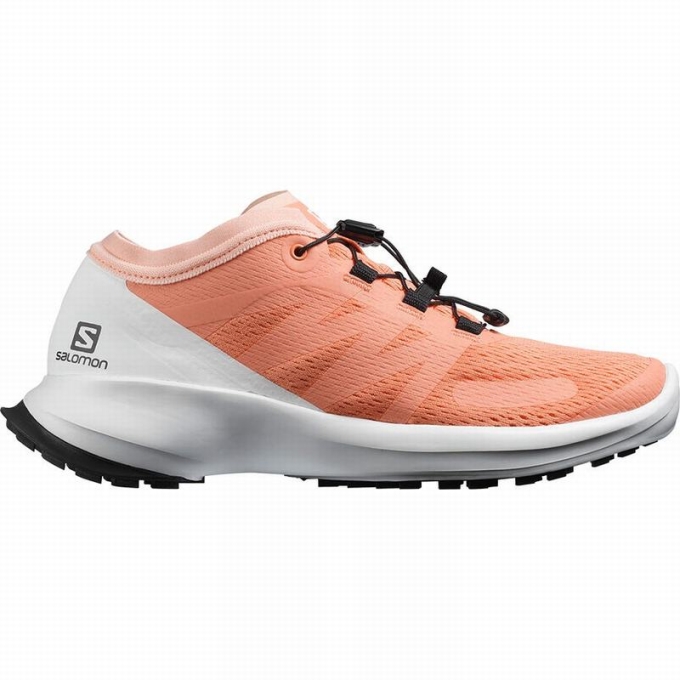 Tenis Para Trail Running Salomon SENSE FLOW W Mujer Blancos | MX-124MLWG