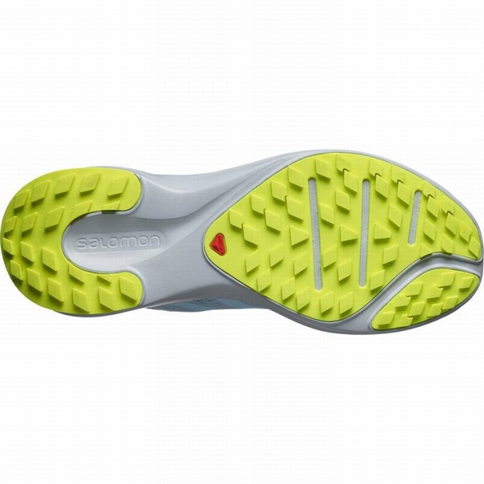 Tenis Para Trail Running Salomon SENSE FLOW W Mujer Azules Amarillos | MX-307YPGQ