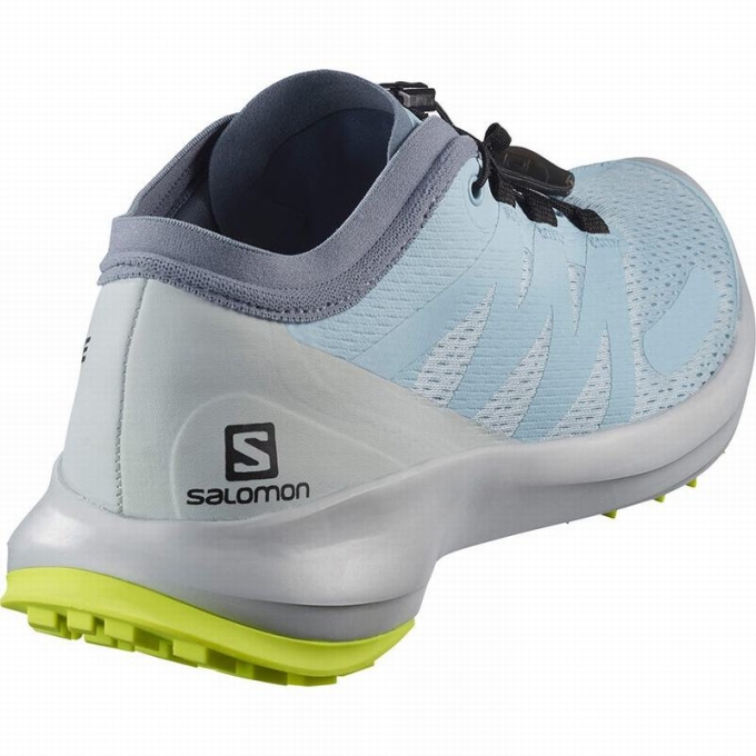 Tenis Para Trail Running Salomon SENSE FLOW W Mujer Azules Amarillos | MX-307YPGQ