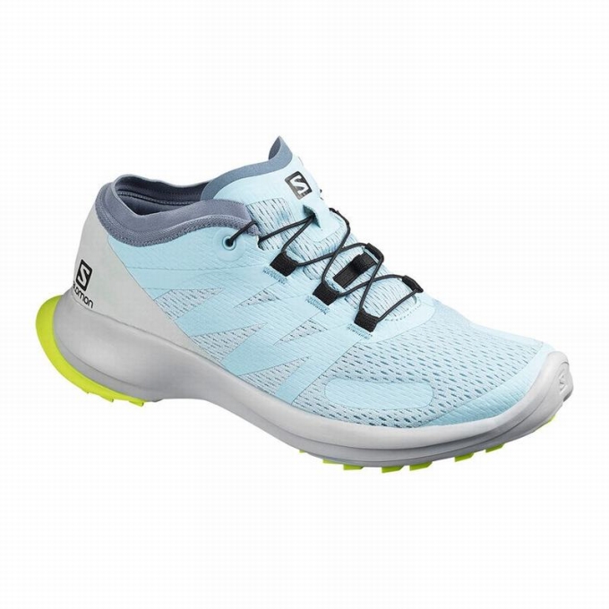 Tenis Para Trail Running Salomon SENSE FLOW W Mujer Azules Amarillos | MX-307YPGQ