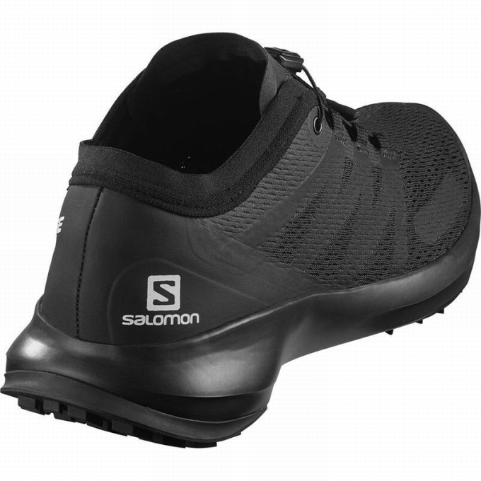 Tenis Para Trail Running Salomon SENSE FLOW Hombre Negros | MX-694LZUS