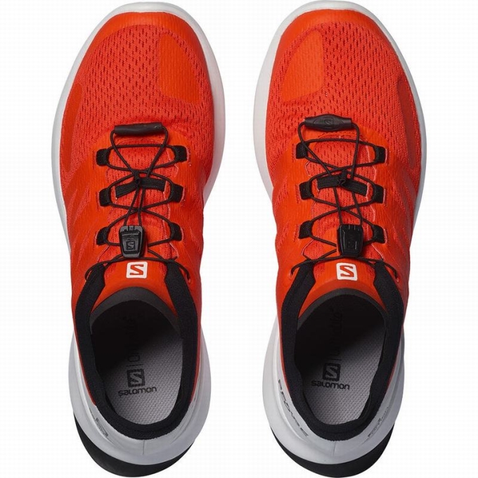 Tenis Para Trail Running Salomon SENSE FLOW Hombre Naranjas | MX-712HYGL