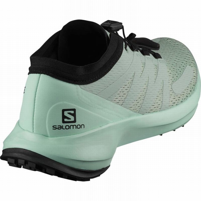 Tenis Para Trail Running Salomon SENSE FLOW W Mujer Turquesa Claro Negros | MX-798DXYJ