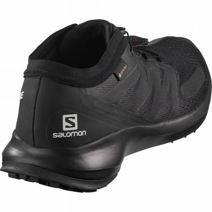 Tenis Para Trail Running Salomon SENSE FLOW GTX Hombre Negros | MX-974WEFZ