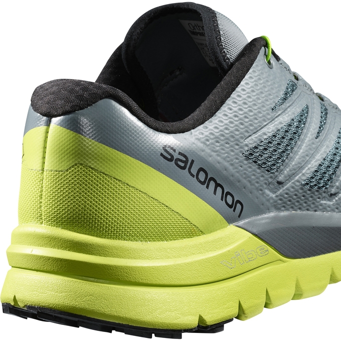 Tenis Para Trail Running Salomon SENSE PRO MAX Hombre Azules Verdes | MX-719NDWB