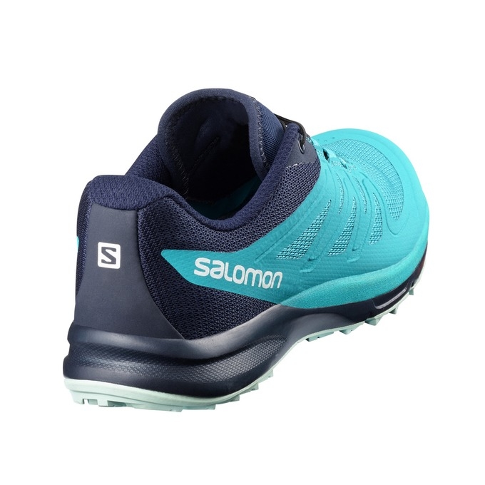 Tenis Para Trail Running Salomon SENSE PRO 2 W Mujer Turquesa Azul Marino | MX-784LOSX