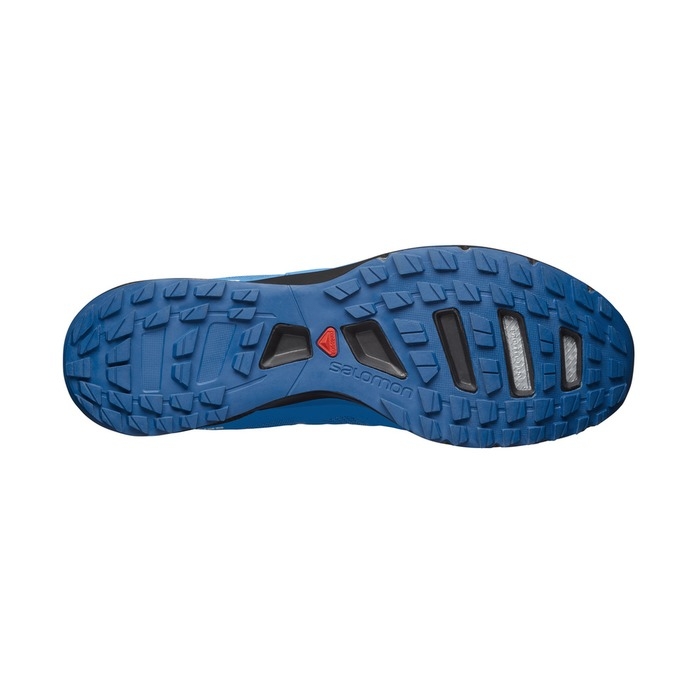 Tenis Para Trail Running Salomon SENSE PRO 2 Hombre Azules Negros | MX-790PQLZ