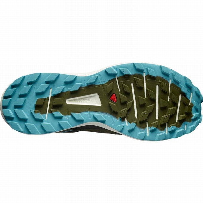 Tenis Para Trail Running Salomon SENSE RIDE 3 W Mujer Verde Oliva | MX-097RKAY