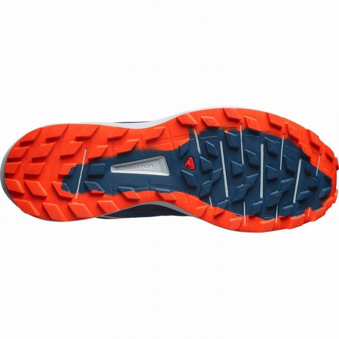 Tenis Para Trail Running Salomon SENSE RIDE 3 GTX INVIS. FIT Hombre Azul Marino | MX-107FNUC