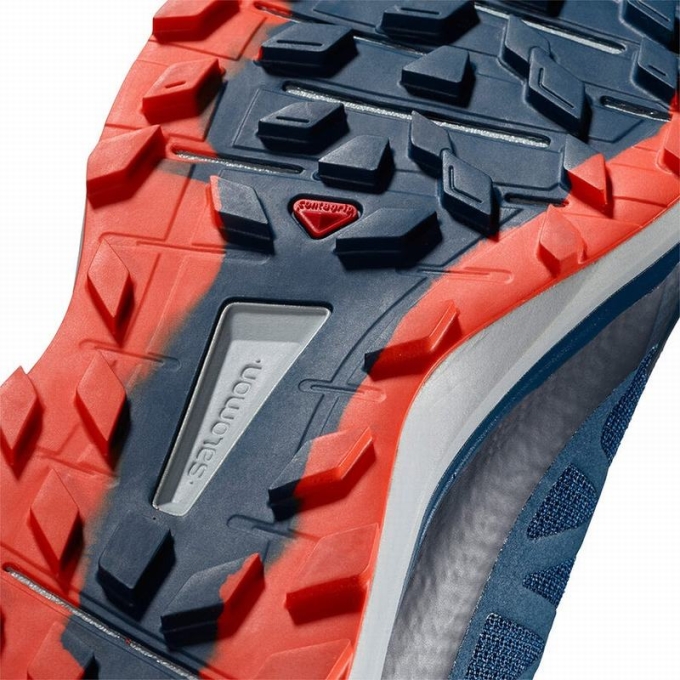 Tenis Para Trail Running Salomon SENSE RIDE 3 GTX INVIS. FIT Hombre Azul Marino | MX-107FNUC