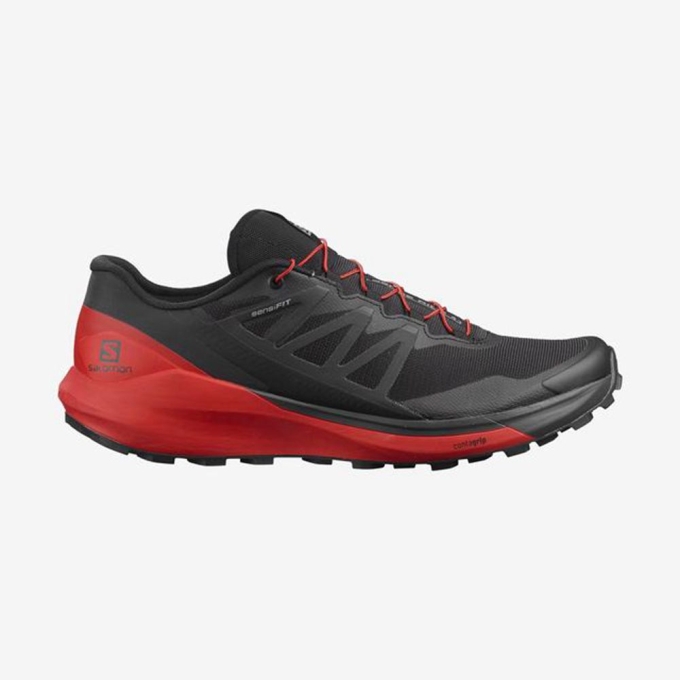 Tenis Para Trail Running Salomon SENSE RIDE 4 Hombre Azules Negros | MX-129KGFB