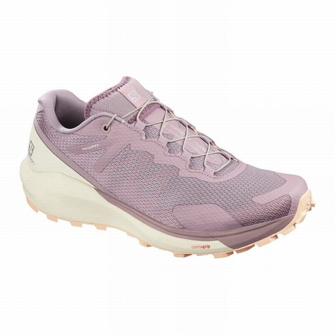 Tenis Para Trail Running Salomon SENSE RIDE 3 W Mujer Rosas | MX-162SJFI