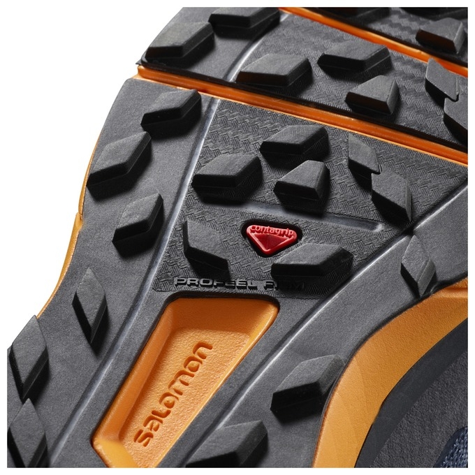 Tenis Para Trail Running Salomon SENSE RIDE Hombre Rojos Oscuro Naranjas | MX-309CTNP