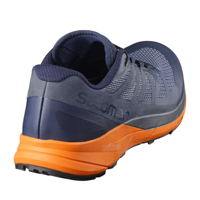 Tenis Para Trail Running Salomon SENSE RIDE Hombre Rojos Oscuro Naranjas | MX-309CTNP