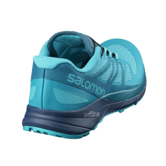 Tenis Para Trail Running Salomon SENSE RIDE W Mujer Morados Naranjas | MX-745CIZT