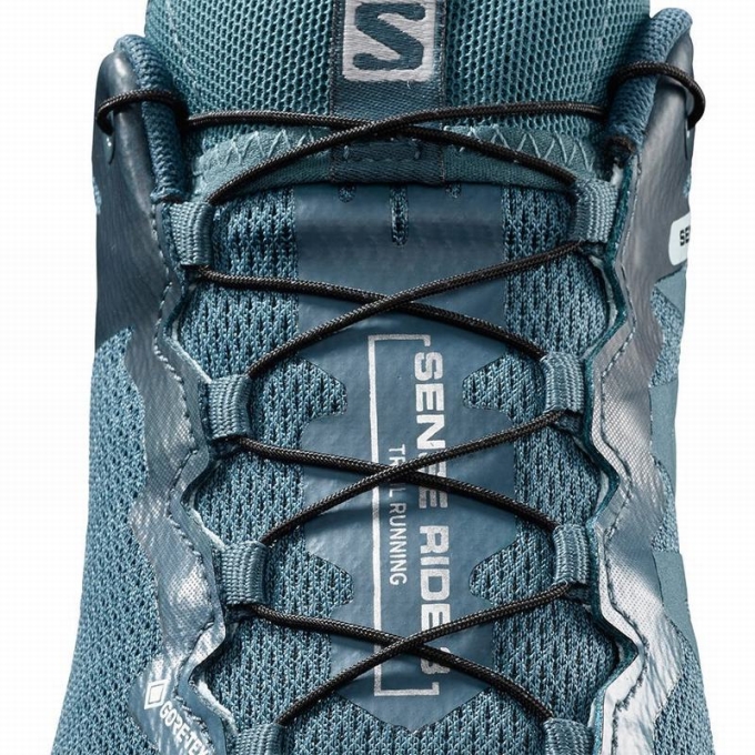 Tenis Para Trail Running Salomon SENSE RIDE 3 GTX INVIS. FIT W Mujer Turquesa Azules | MX-942JVFT