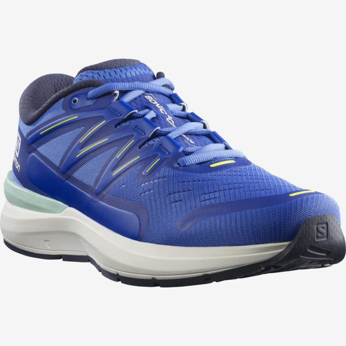 Tenis Para Trail Running Salomon SONIC 4 CONFIDENCE Hombre Azules | MX-475UPXK