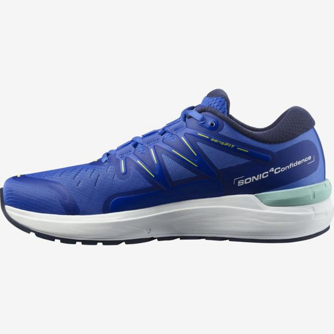 Tenis Para Trail Running Salomon SONIC 4 CONFIDENCE Hombre Azules | MX-475UPXK