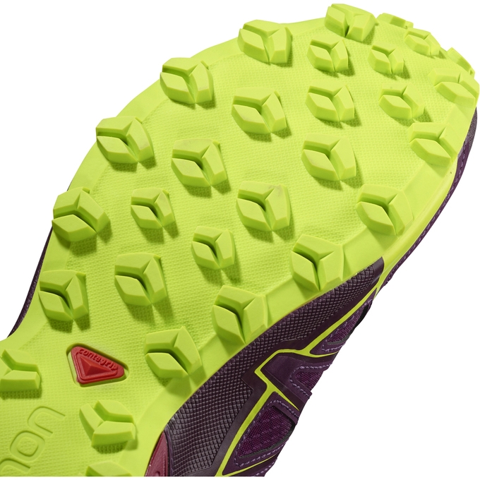 Tenis Para Trail Running Salomon SPEEDCROSS VARIO 2 W Mujer Vino | MX-096BJDK