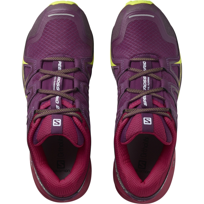 Tenis Para Trail Running Salomon SPEEDCROSS VARIO 2 W Mujer Vino | MX-096BJDK