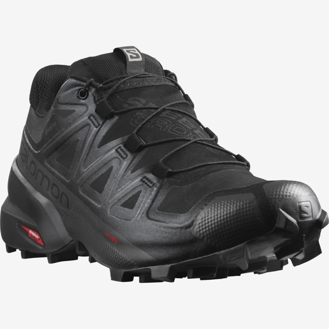 Tenis Para Trail Running Salomon SPEEDCROSS 5 GORE-TEX Hombre Negros | MX-139KJGW