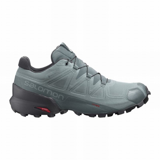 Tenis Para Trail Running Salomon SPEEDCROSS 5 GORE-TEX Hombre Verdes | MX-149XCHB