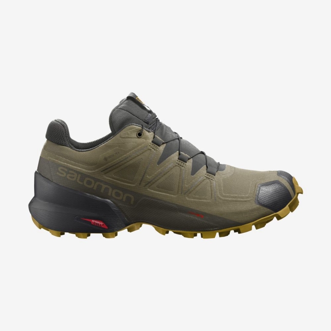 Tenis Para Trail Running Salomon SPEEDCROSS 5 GORE-TEX Hombre Marrom | MX-248WKRI