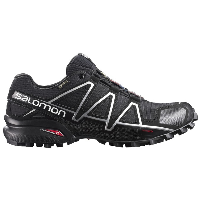 Tenis Para Trail Running Salomon SPEEDCROSS 4 GTX Hombre Negros | MX-527BCJY