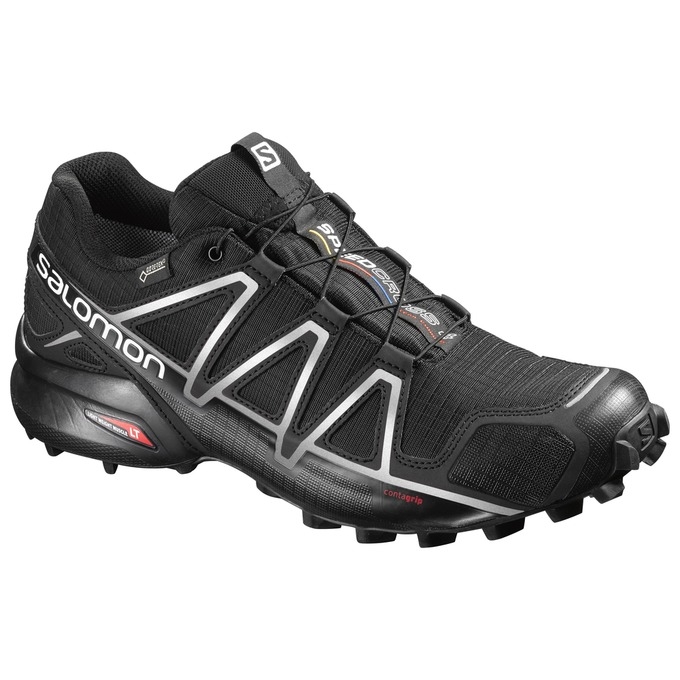 Tenis Para Trail Running Salomon SPEEDCROSS 4 GTX Hombre Negros | MX-527BCJY