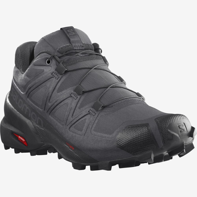 Tenis Para Trail Running Salomon SPEEDCROSS 5 Hombre Grises | MX-571YAOK